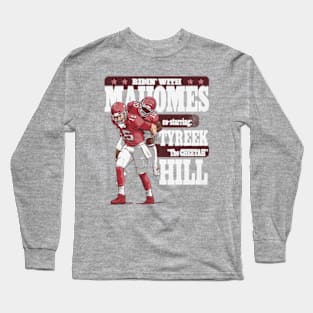 Patrick Mahomes II Kansas City Ridin' With Mahomes Long Sleeve T-Shirt